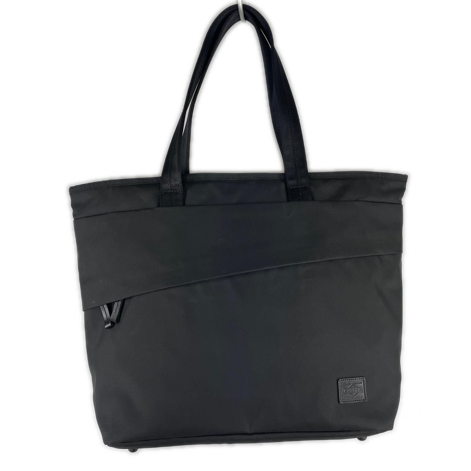トートバッグ ブラック PORTER ポーター 黒 HEAT(ヒート) TOTE BAG