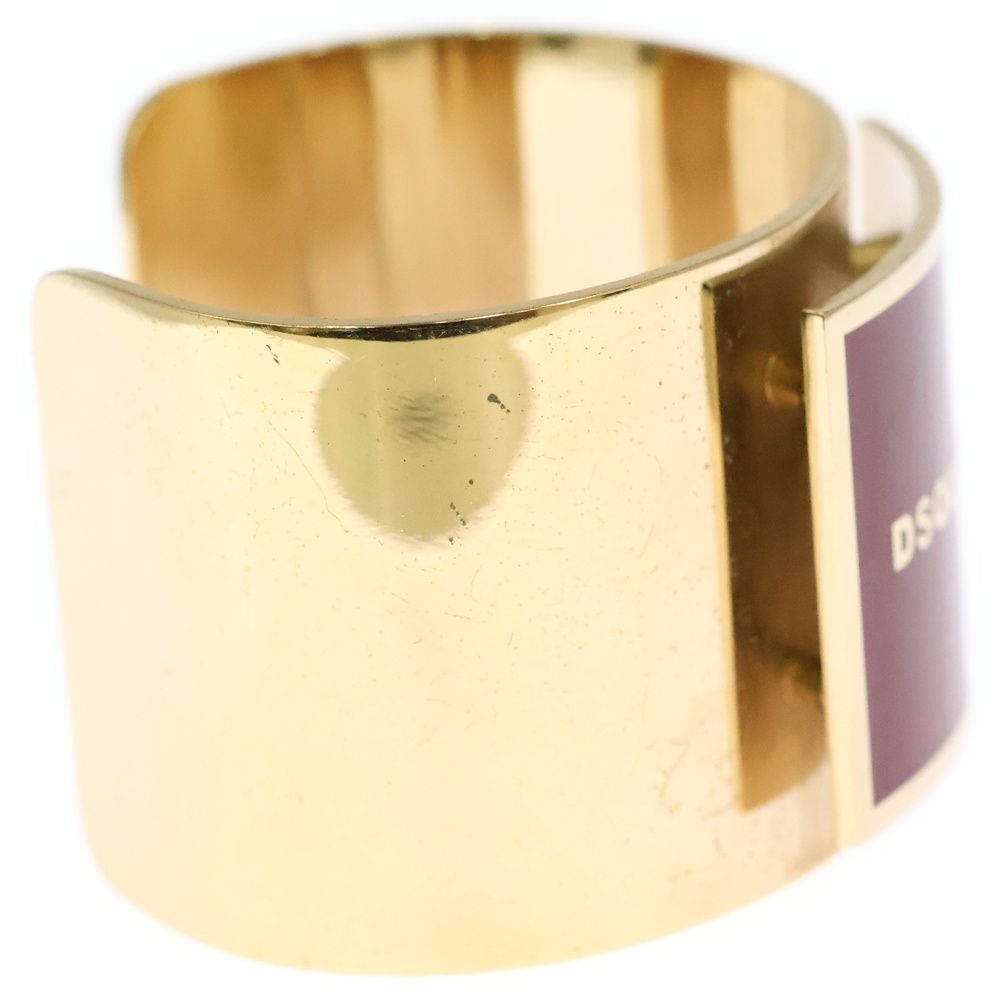 DSQUARED2 (ディースクエアード) ロゴ バングル ブレスレット ゴールド
