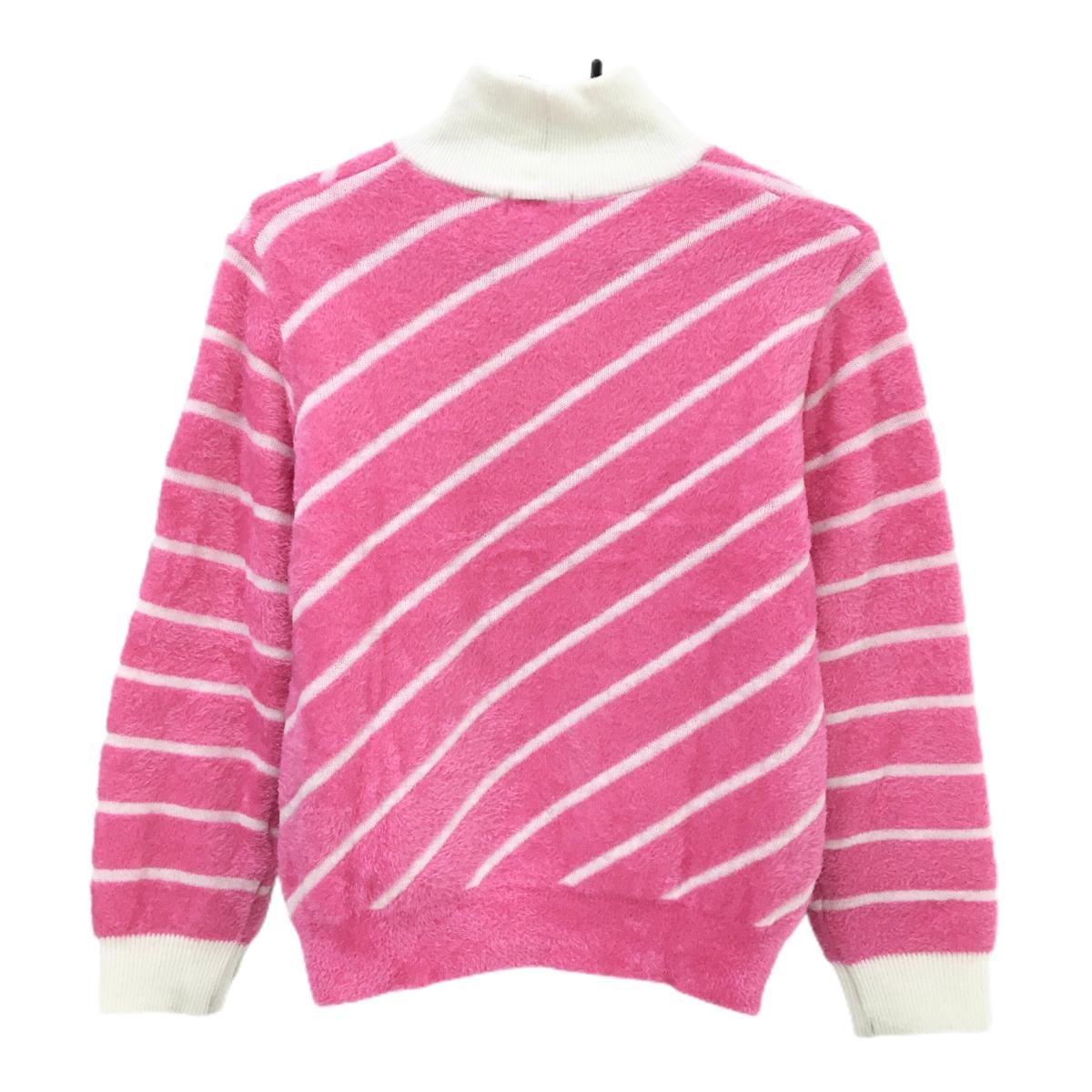 アルチビオ タートルネックセーター 38 M ゴルフ レディース 赤白