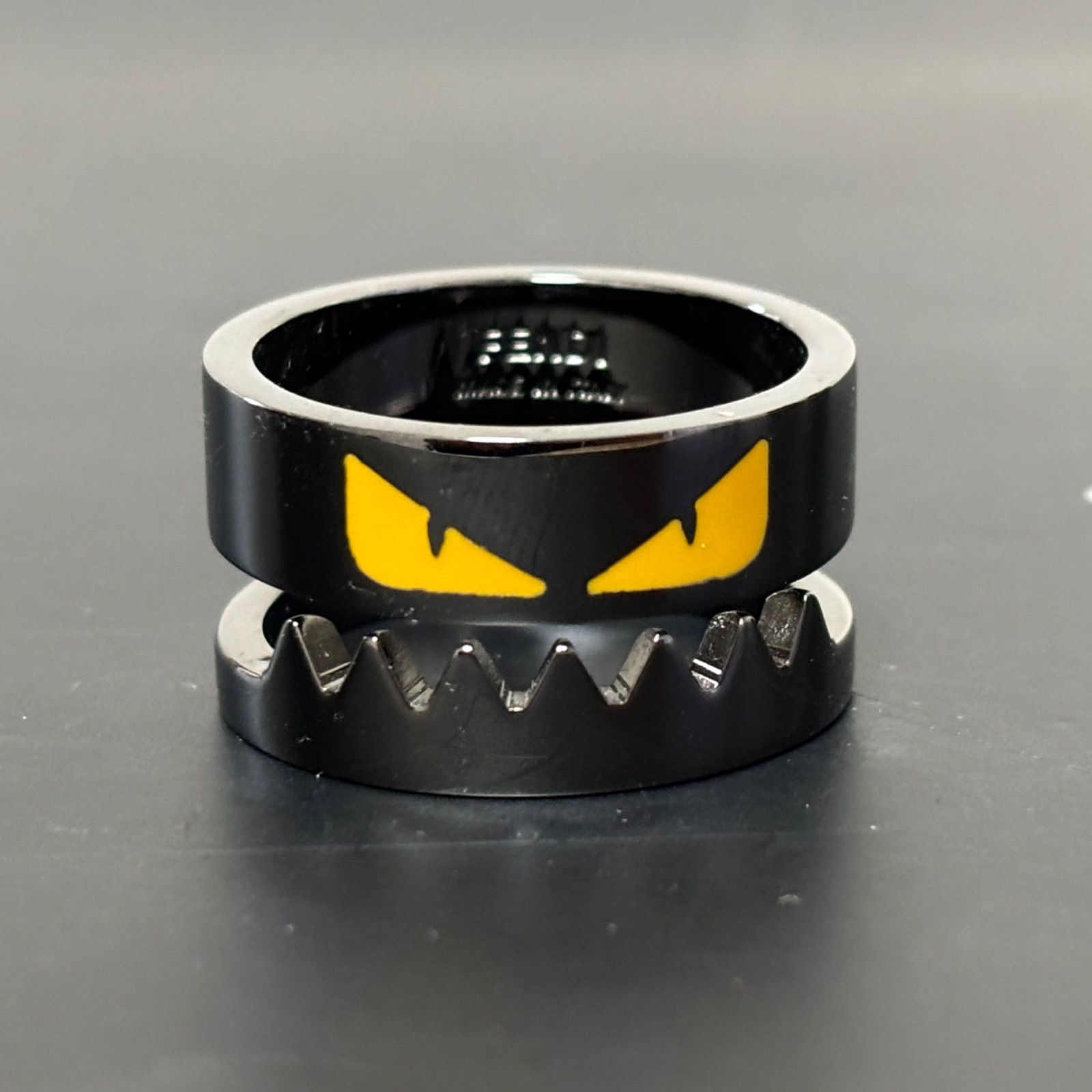 FENDI フェンディ モンスター バグズ リング 指輪 メンズ Lサイズ