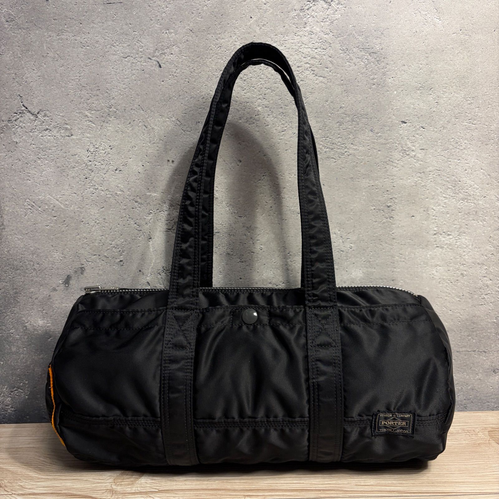 ✨PORTER タンカー ミニドラム L ブラック 旧ファスナー 吉田カバン