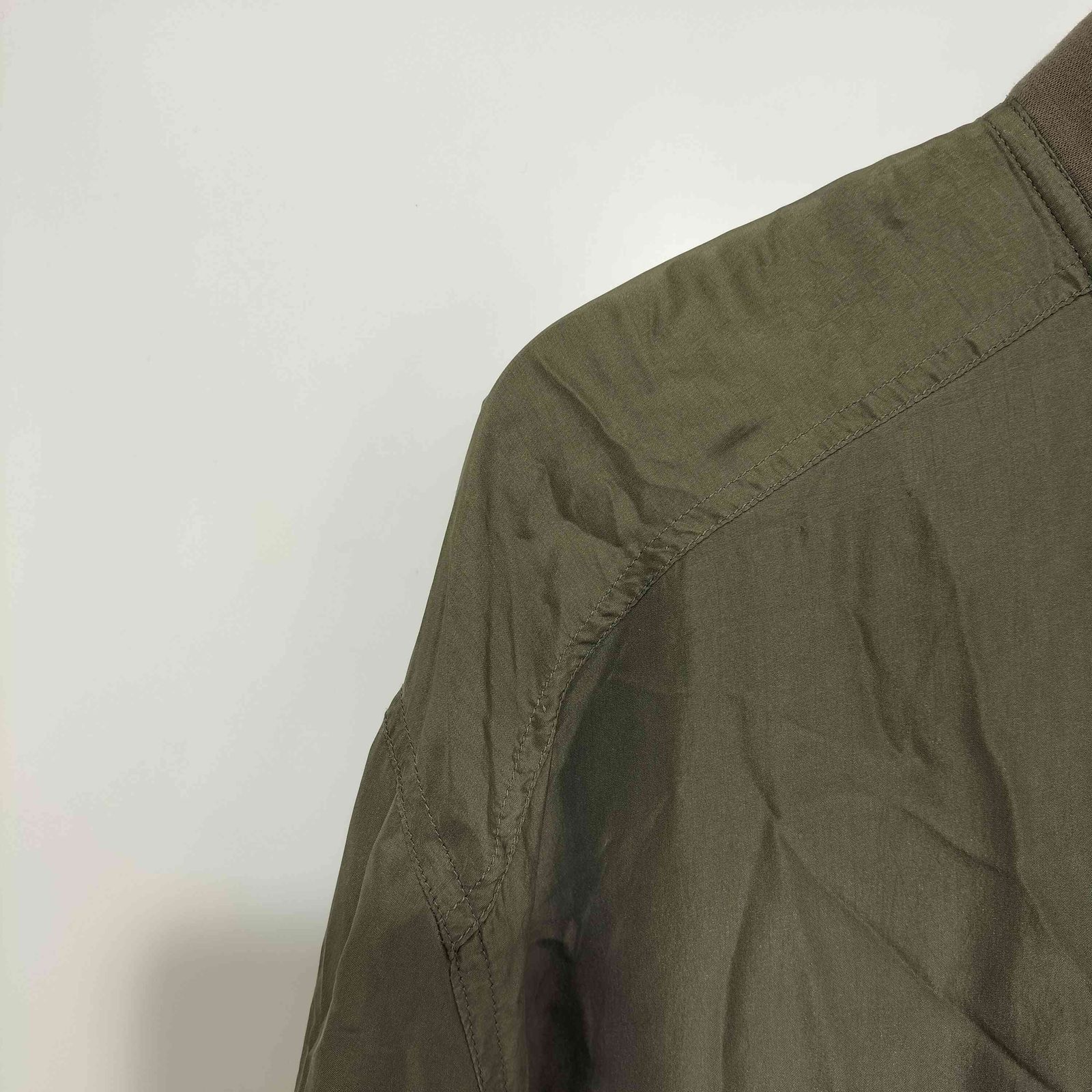 ペリーエリス PERRY ELLIS 90s シルク100 ジップアップ ブルゾン