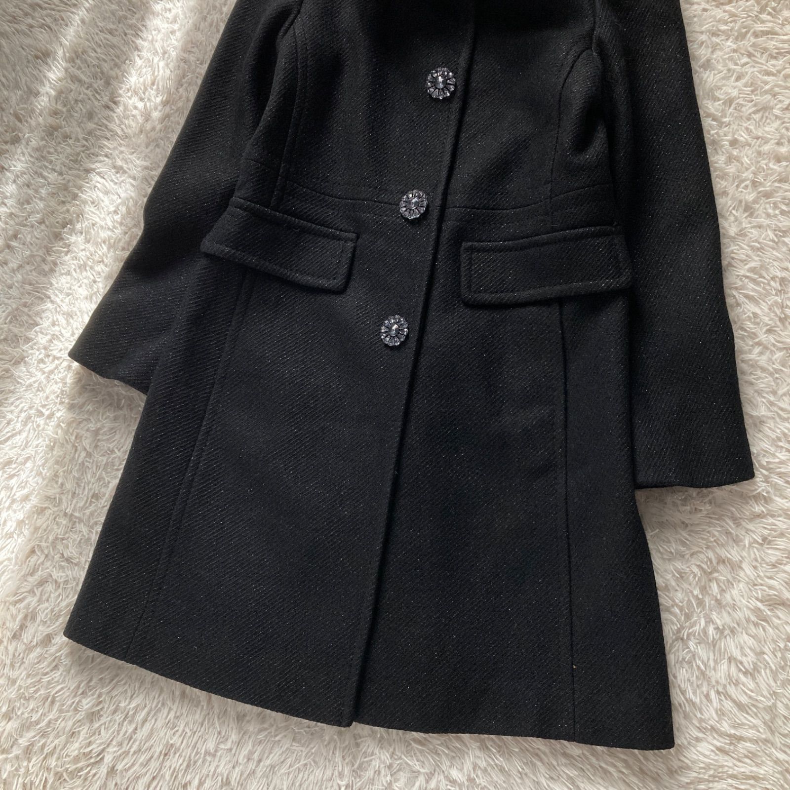 極美品 ケイトスペードニューヨーク kate spade Aラインコート ロング