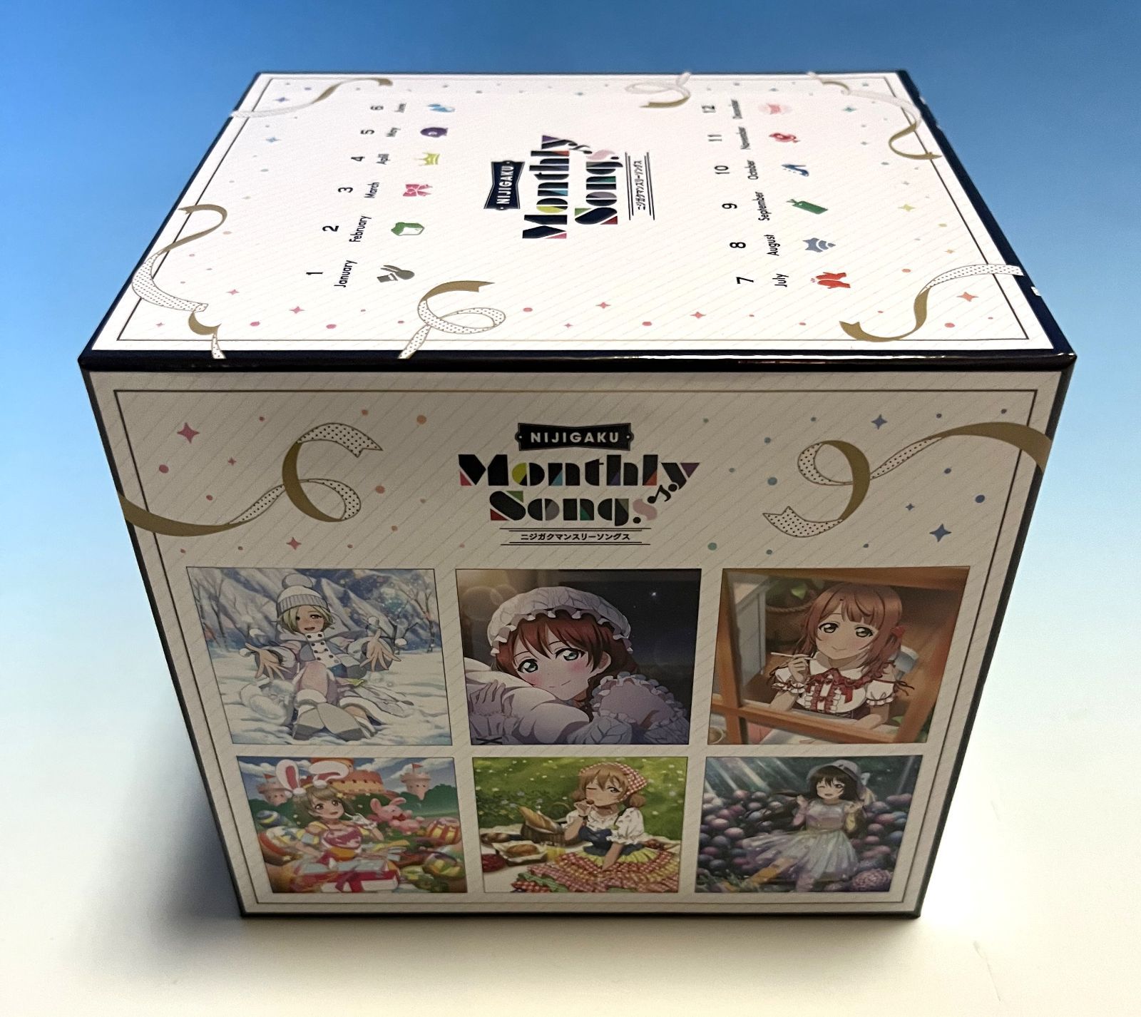 新品 NIJIGAKU Monthly Songs♪ 12タイトル連動購入特典 12枚収納CD