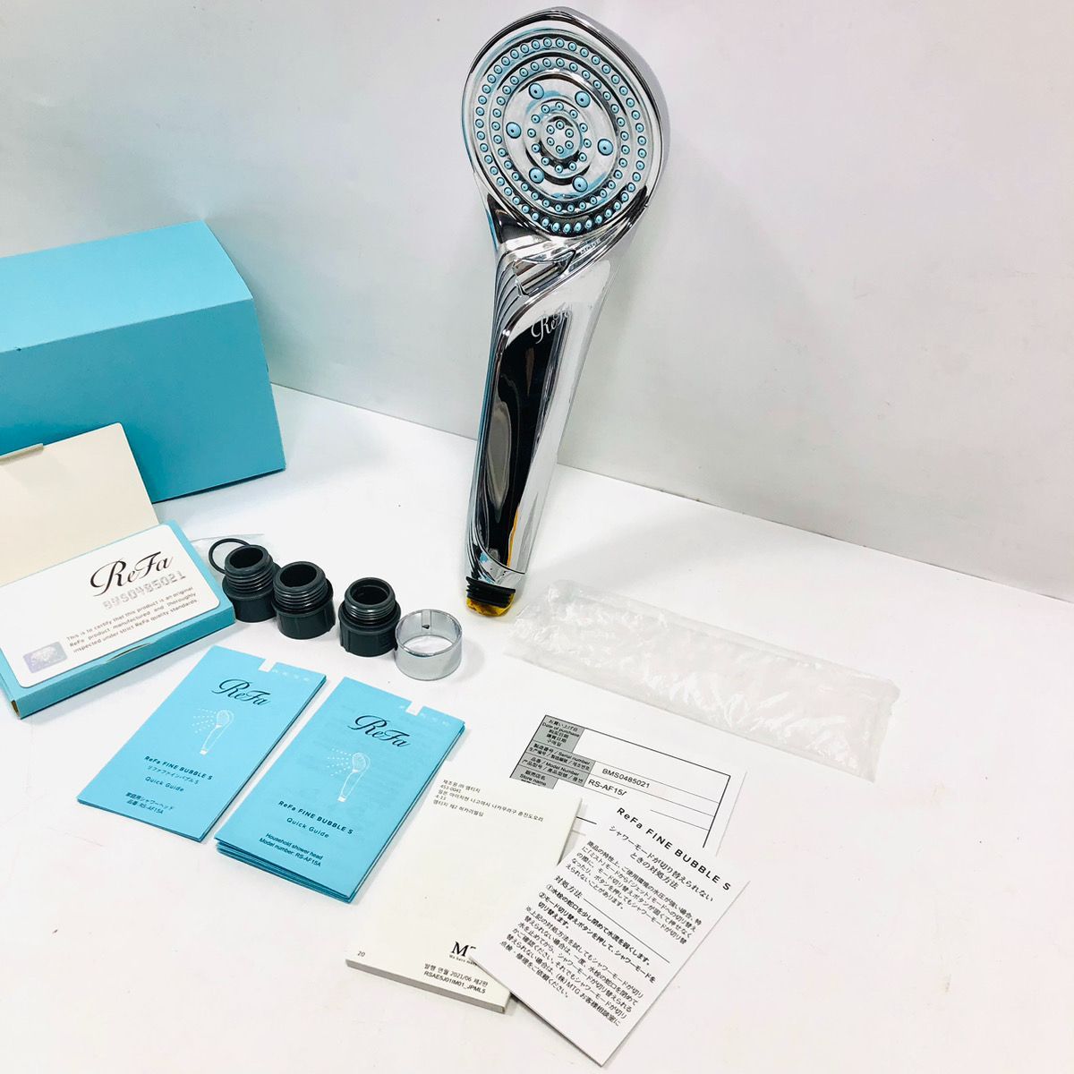 リファ シャワーヘッド 箱、説明書、ギャランティカードあり ReFa