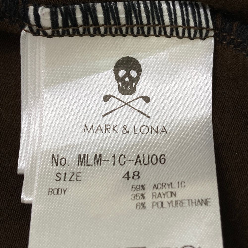 MARK & LONA ブラウン タートルネック シャツ 48 MARK & LONA ブラウン