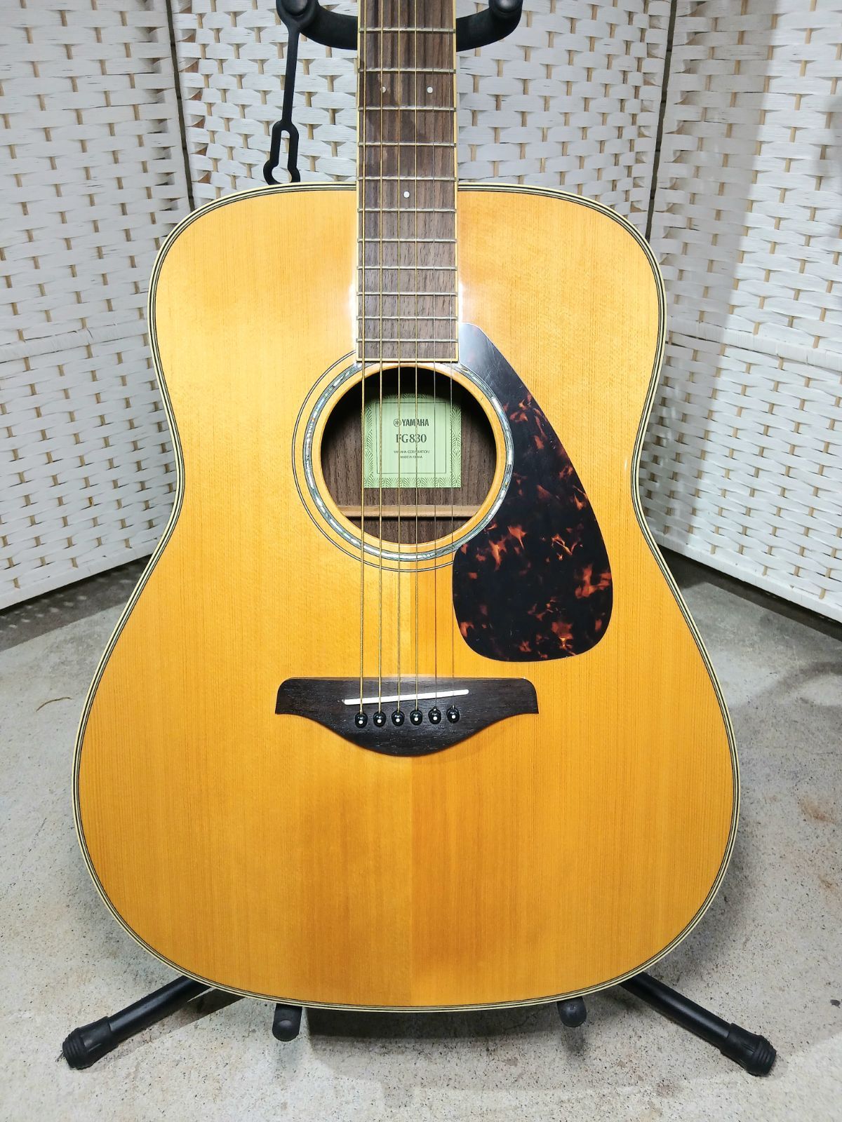 美品 YAMAHA ヤマハ FG830 アコースティックギター ソフトケース