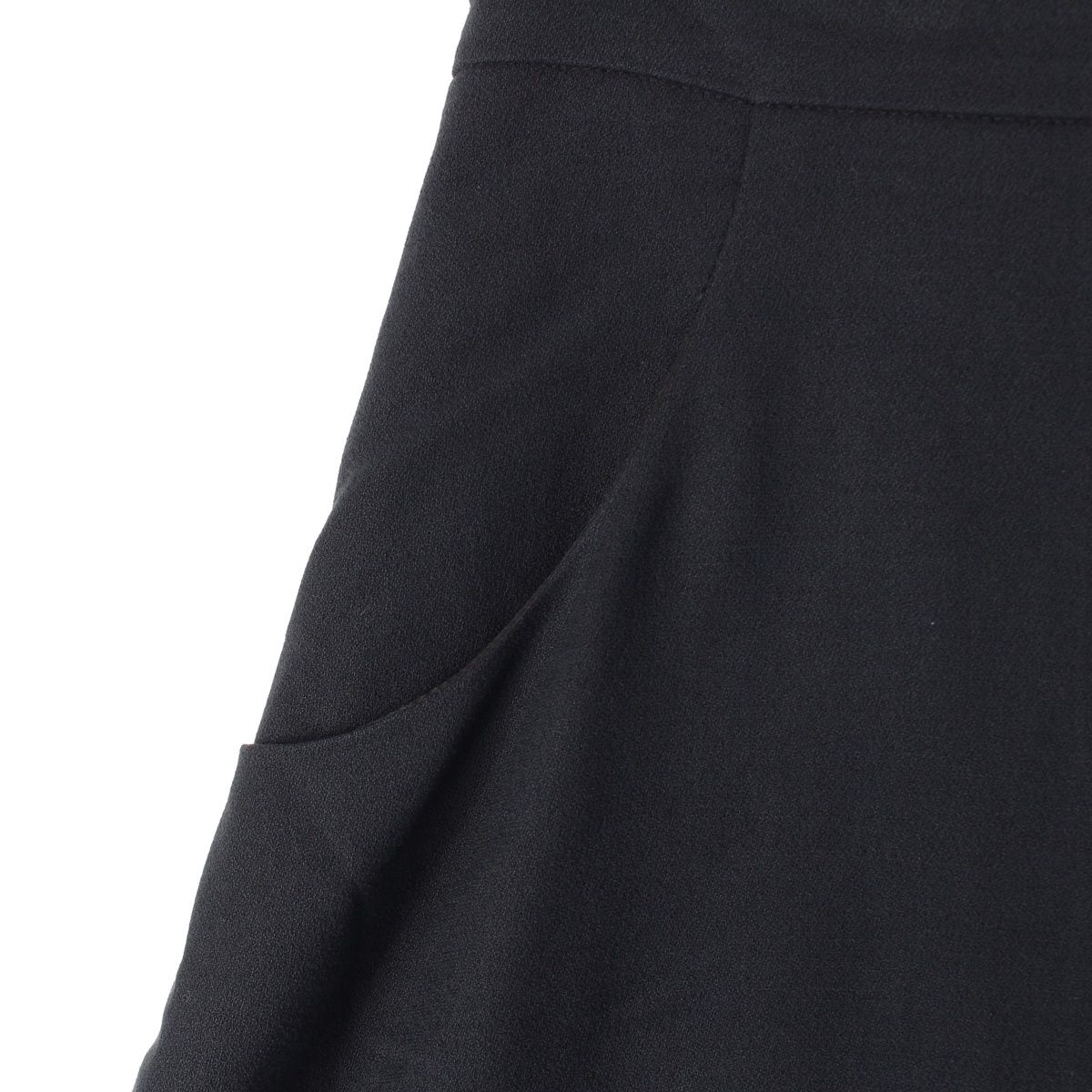 シャネル ウール混 ココマーク ビジュー デザイン スカート P41476