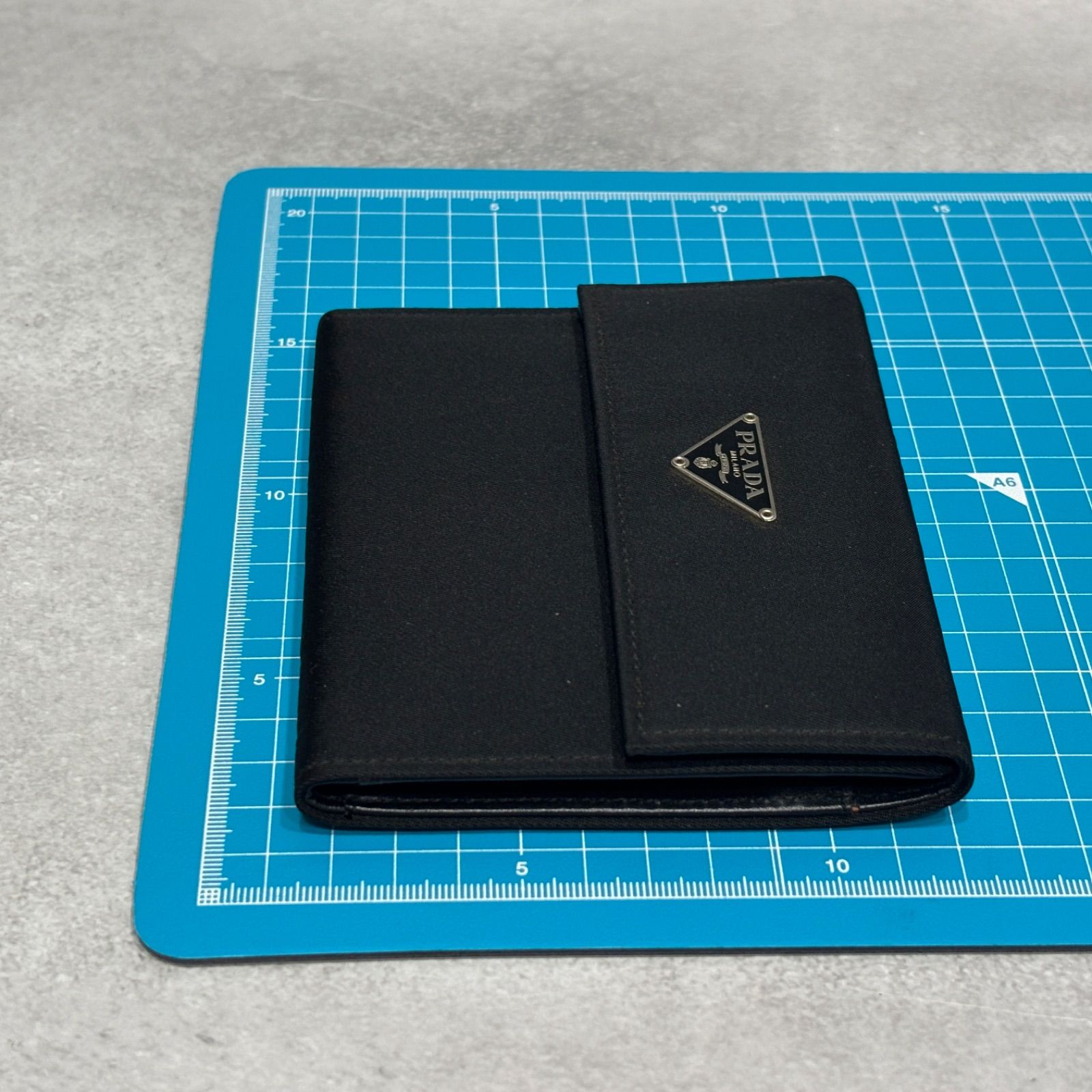 PRADA プラダ ナイロン 三つ折り財布 コンパクトウォレット ミニ財布