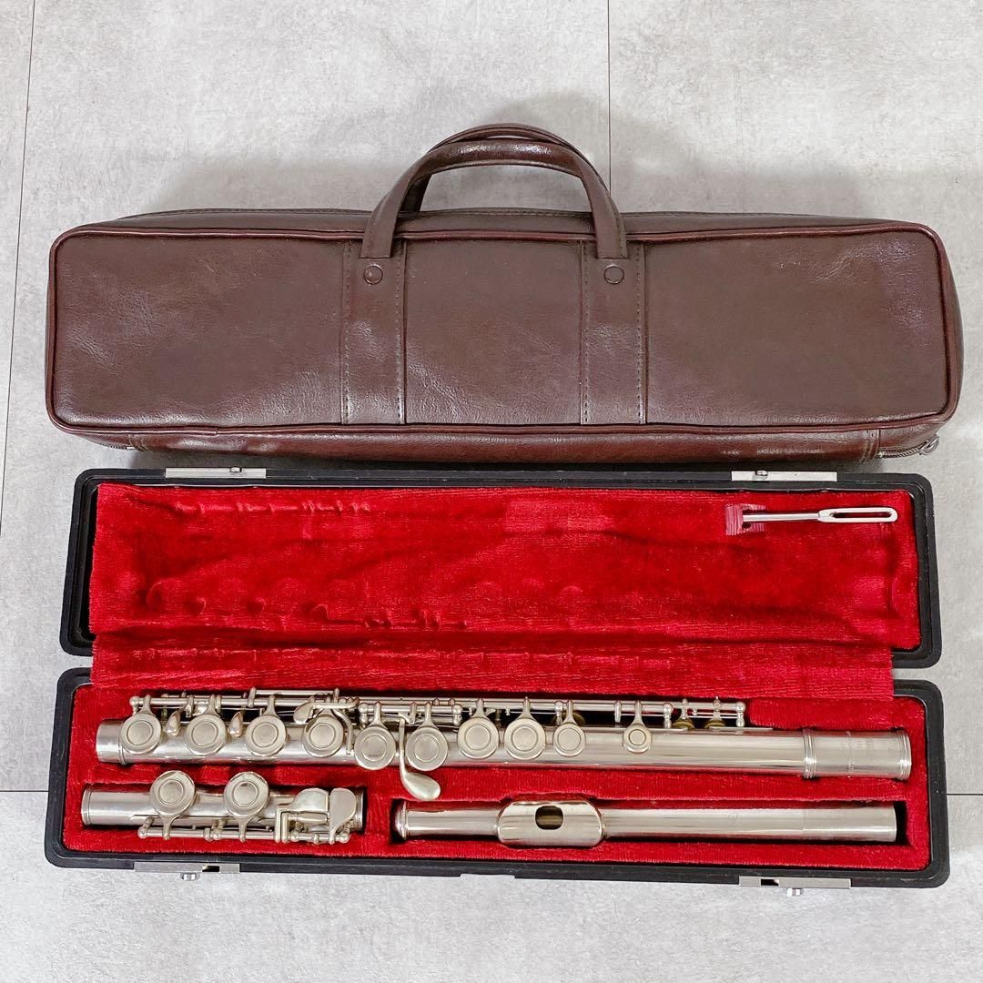T189 ヤマハYFL-211 フルート Eメカ カバードキィ 管楽器 吹奏楽