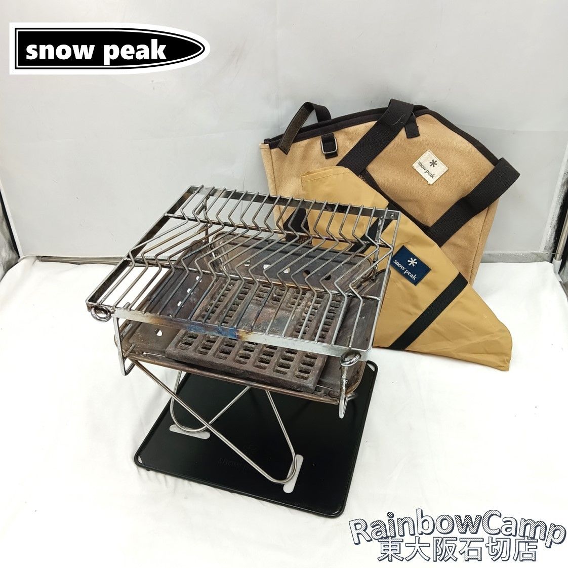 ◇snow peak(スノーピーク) 焚火台S グリルネット 5点セット - メルカリ