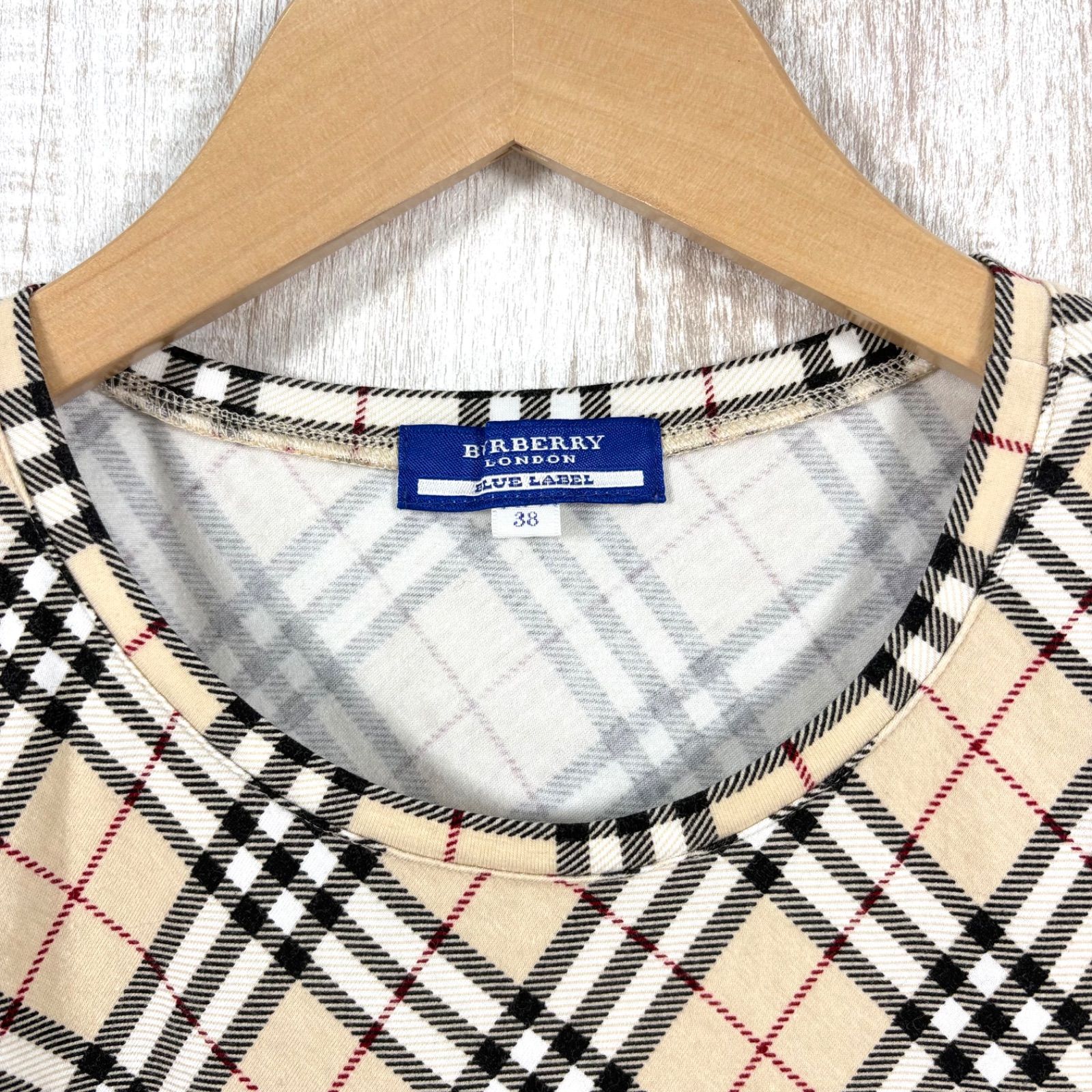 美品 BURBERRY BLUE LABEL バーバリーブルーレーベル 定番カラー