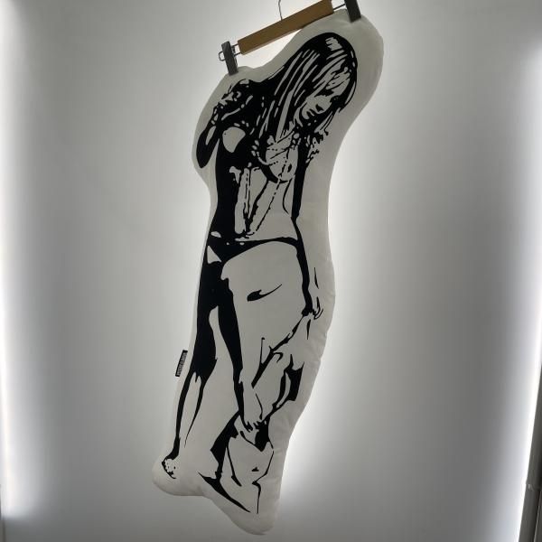 中古】ヒステリックグラマー HYSTERIC GLAMOUR BODY PILLOW 抱き枕 白