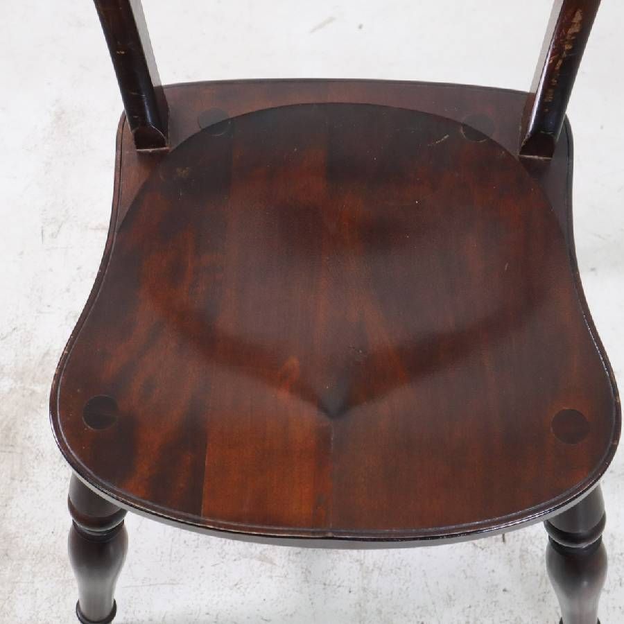 松本民芸家具 B型 ワイコムチェア 作家サイン有り ミズメザクラ 365h19