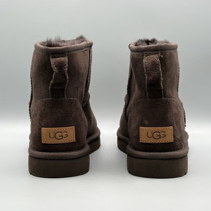 新品】UGG ムートンブーツ チョコレート USA7/JP24cm クラシックミニII