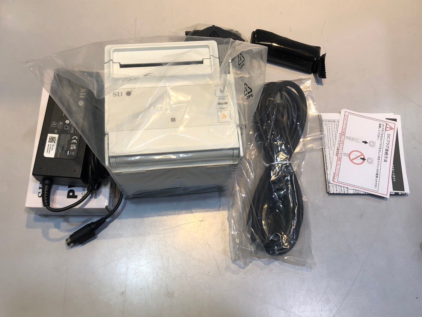◇未使用 SII セイコーインスツル キャッシュドロアー プリンターSET