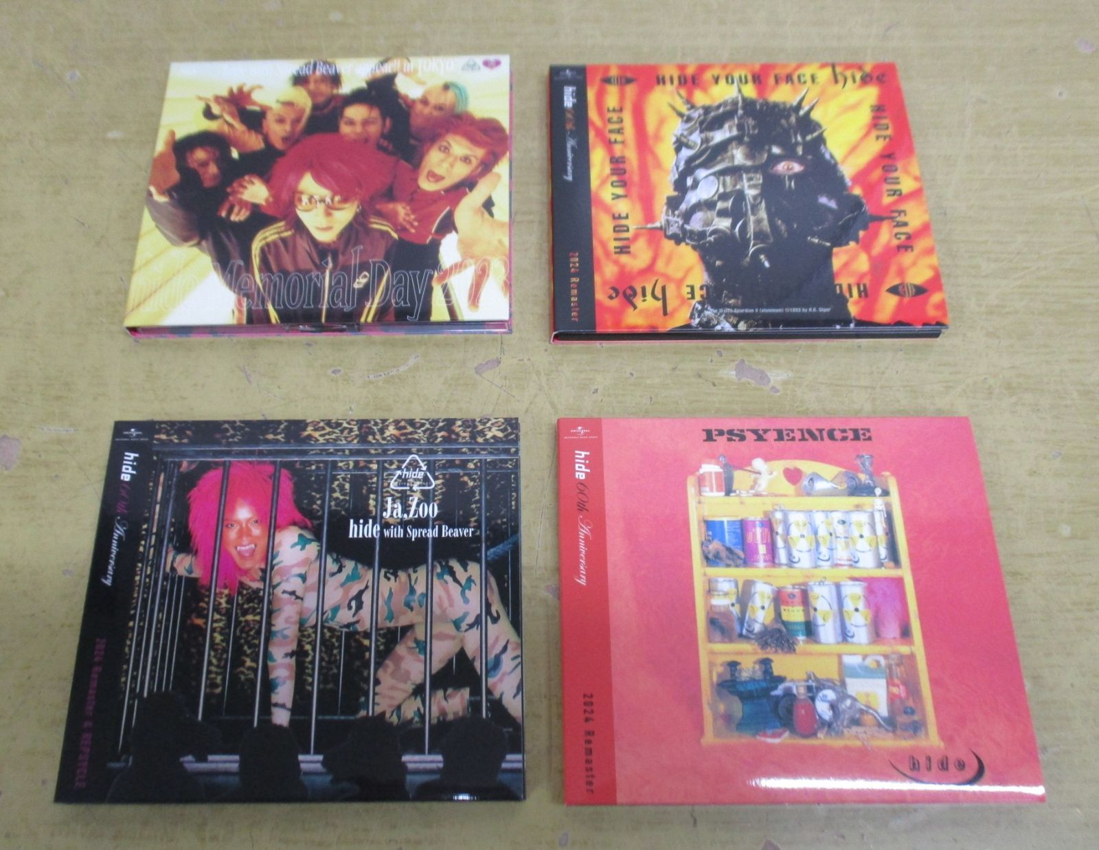 B037 美品 【hide】CD；REPSYCLE～hide 60th Anniversary Special BOX