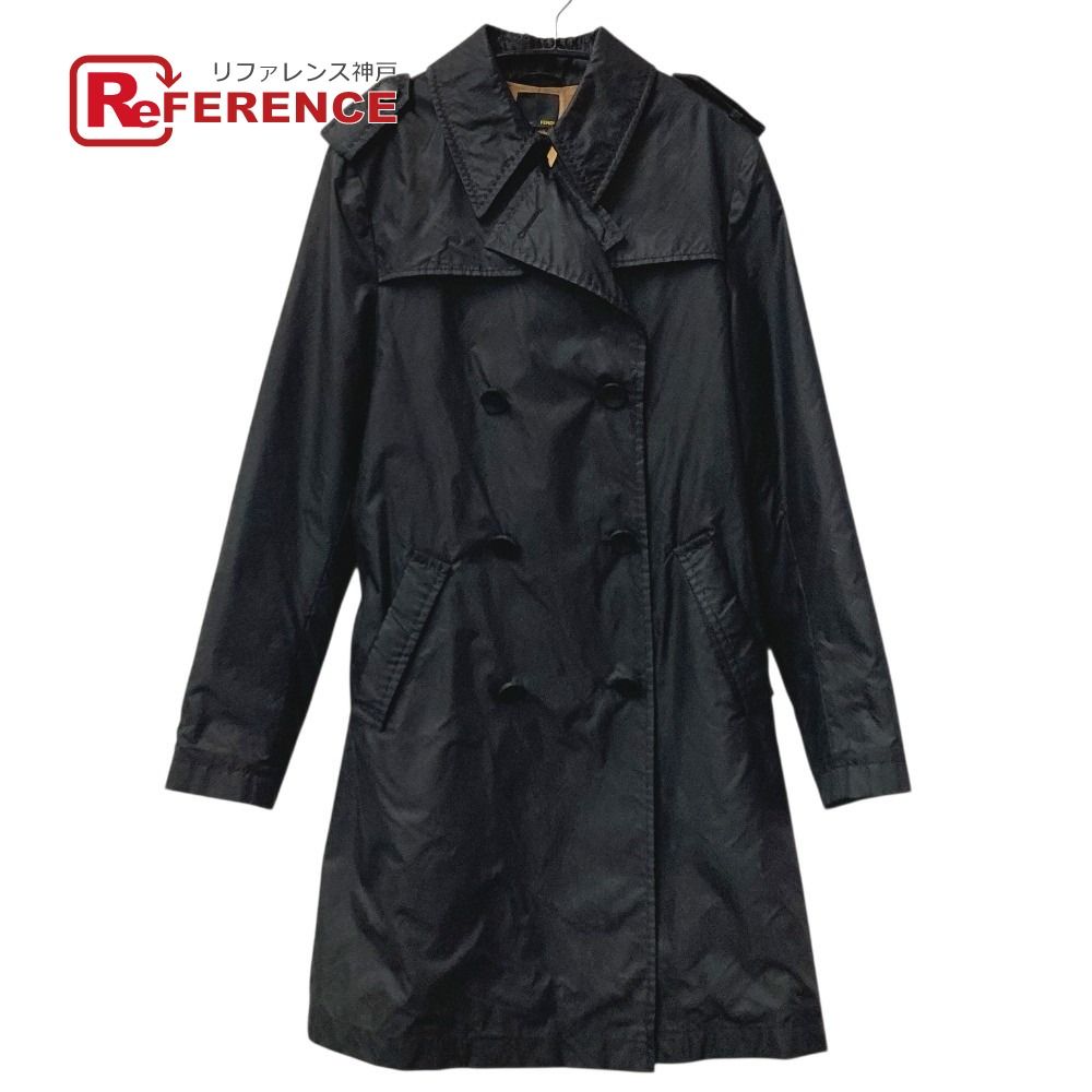 FENDI フェンディ トレンチコート セレリア ロゴ ベルト付き ナイロン