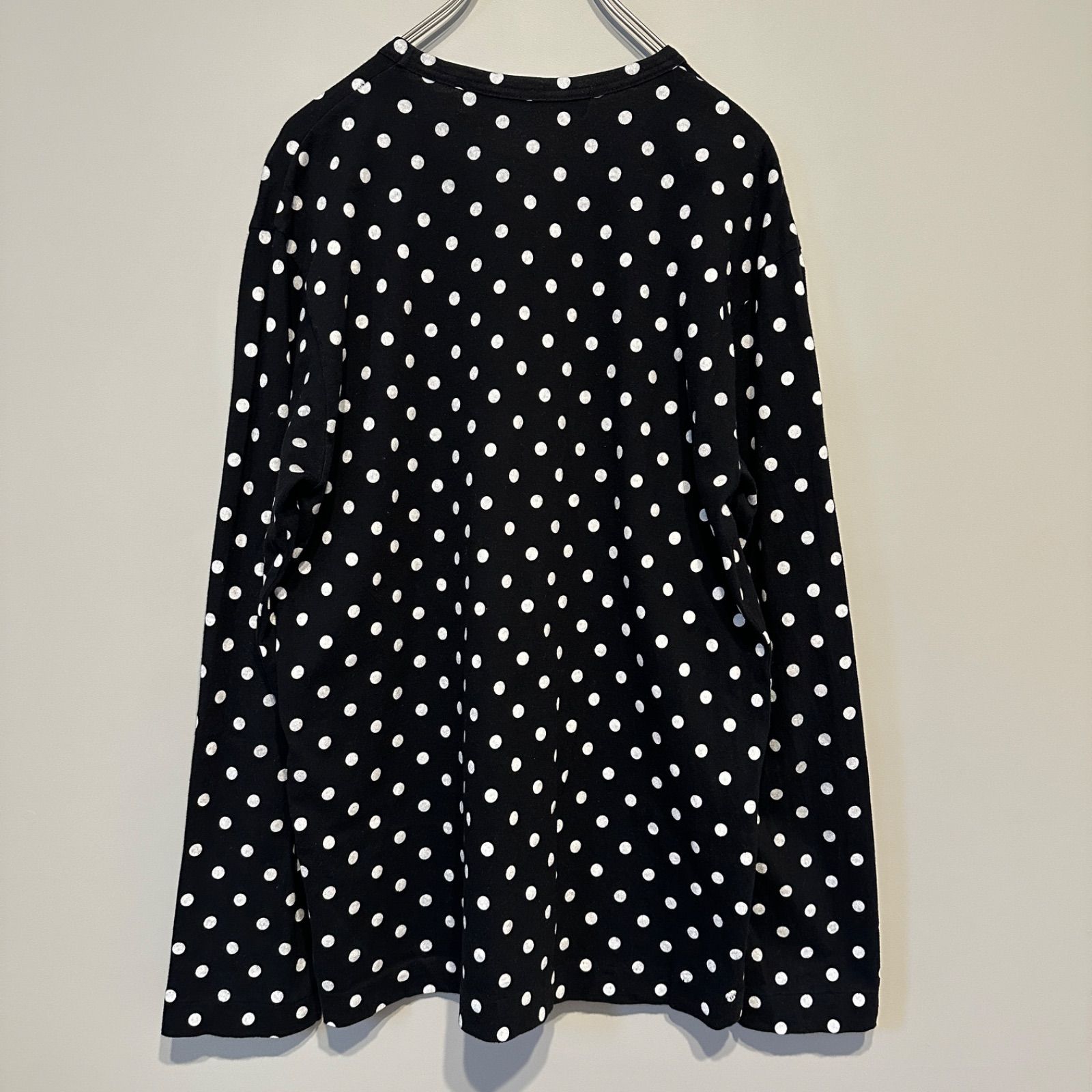 PLAY COMME des GARÇONS ドット柄 長袖 Tシャツ L ロンT ポルカドット