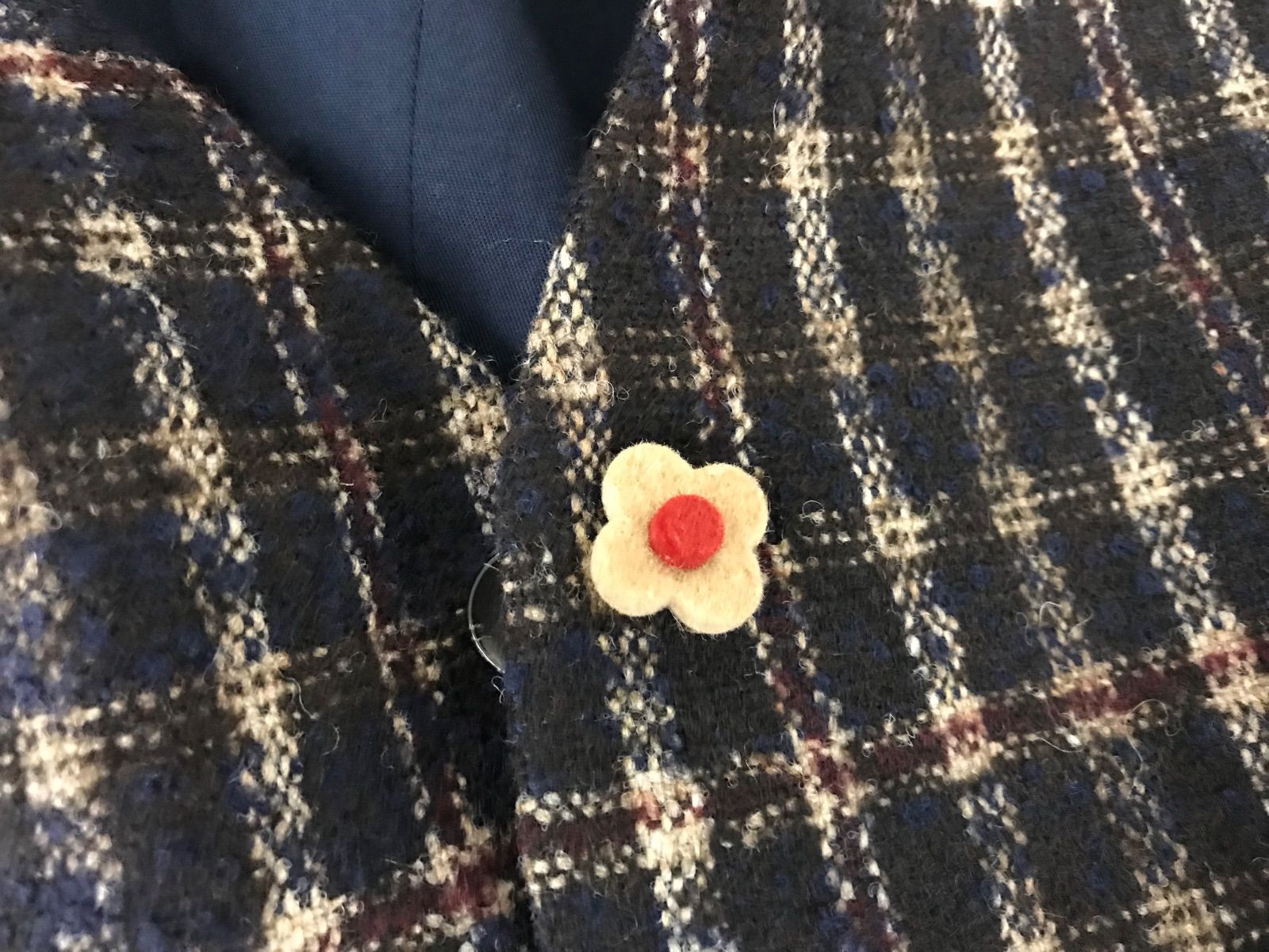 美品本物ラルディーニLARDINIチェック柄ウールジレベストメンズサーフ