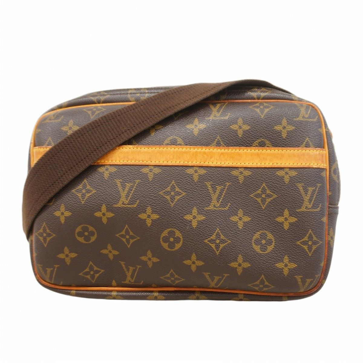 6bc4298】ルイヴィトン ショルダーバッグ モノグラム リポーターPM