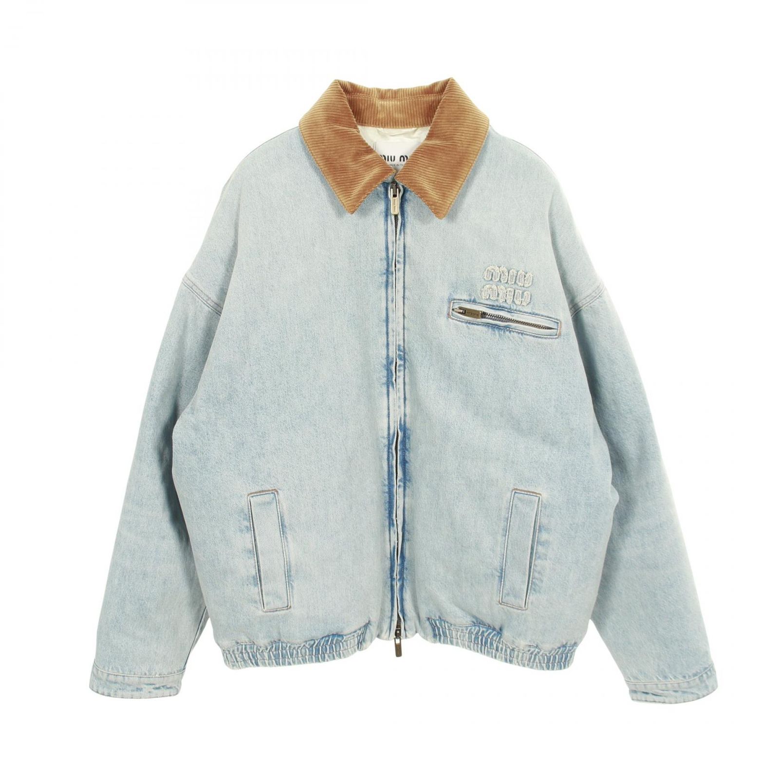 Miu Miu ミュウ ミュウ ブルゾン デニムジャケット - メルカリ