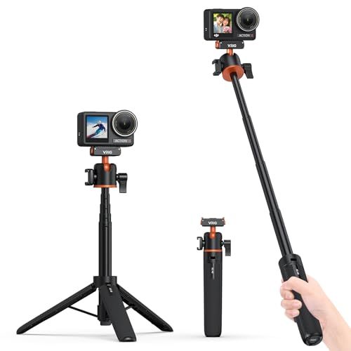 迅速に発送】VRIG DJI Osmo Action 5Pro 4 3用 三脚 55cm クイック