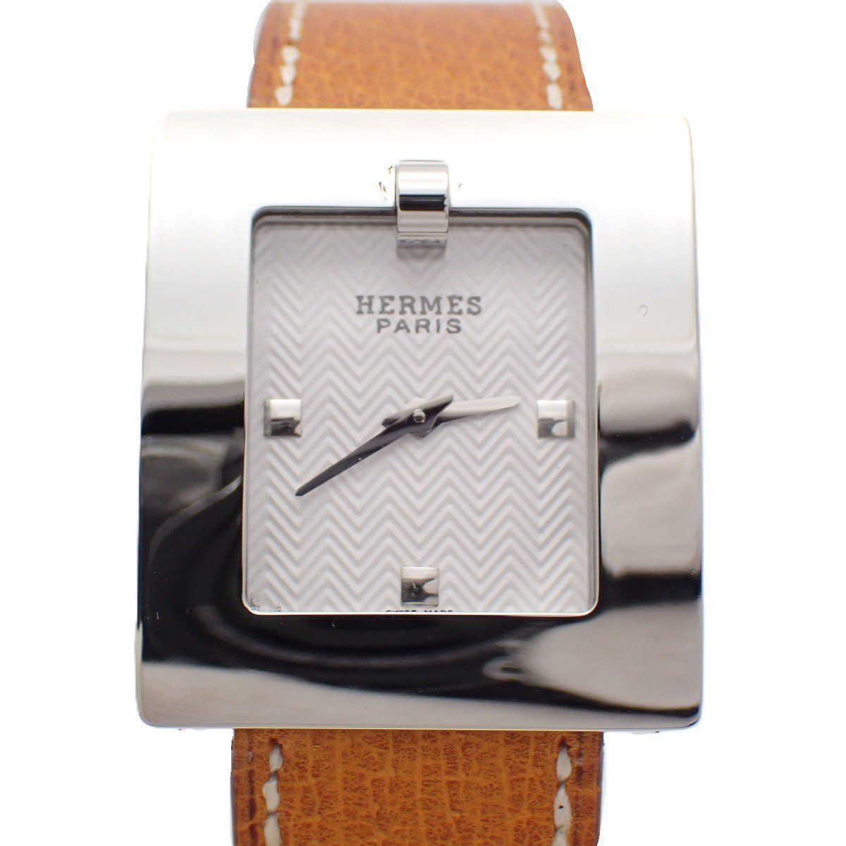 エルメス ベルトウォッチ クォーツ レディース 腕時計 白文字盤 ベルト