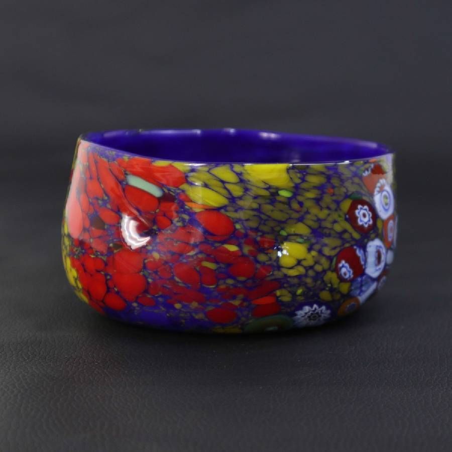 美品！】 ベネチアンガラス ムラーノガラス ミルフィオリ 千の花