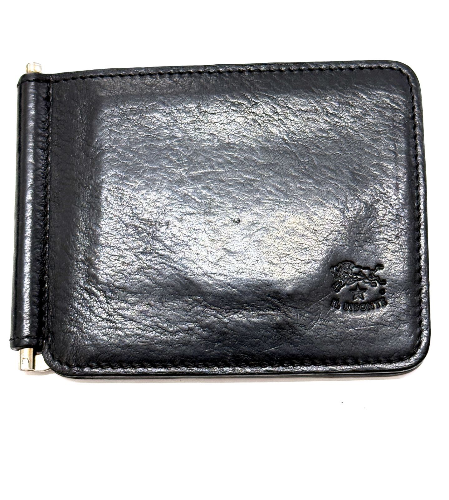2026 現行 IL BISONTE イルビゾンテ レザー マネークリップ ブラック