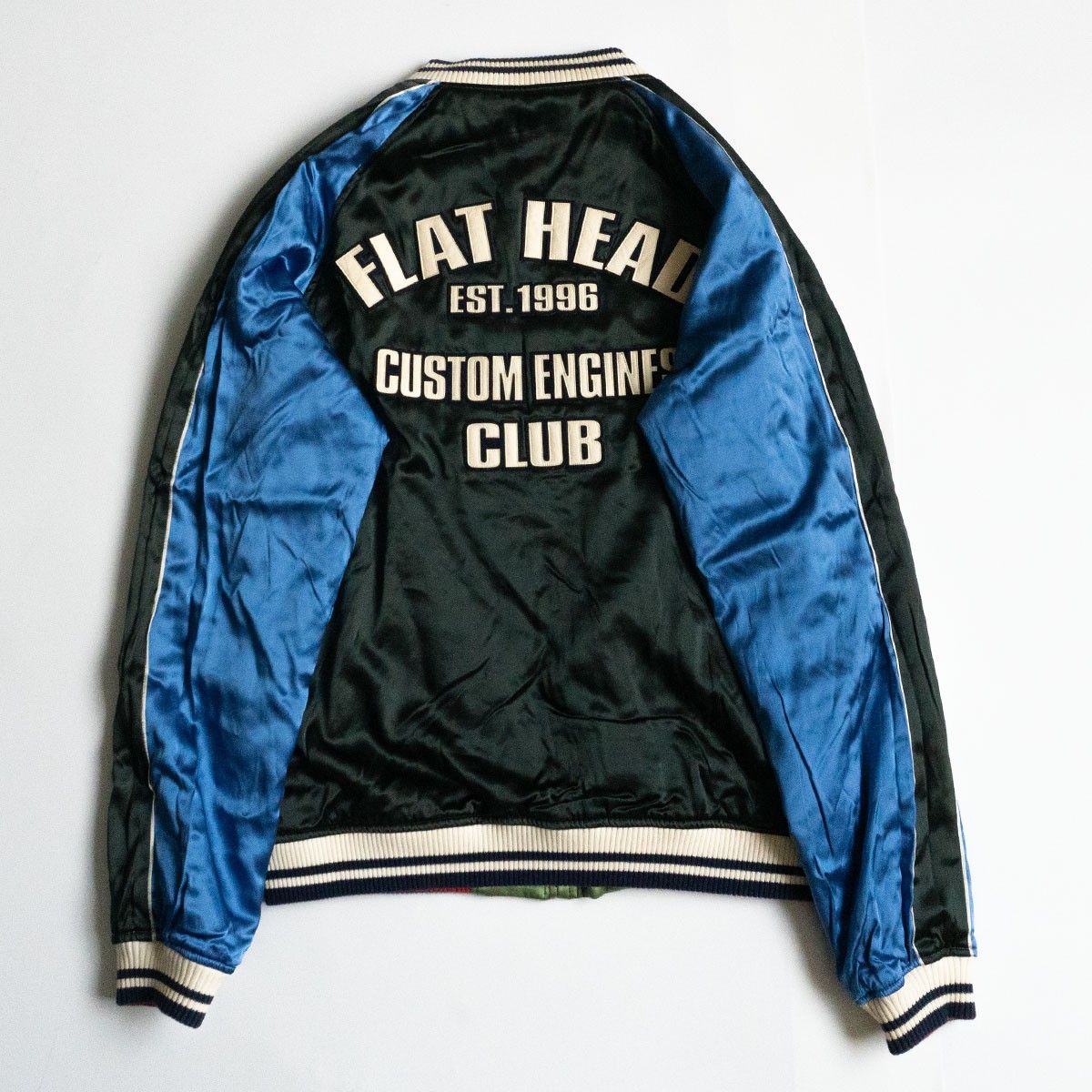 雰囲気抜群】THE FLAT HEAD【リバーシブル スカジャン】42 フラット