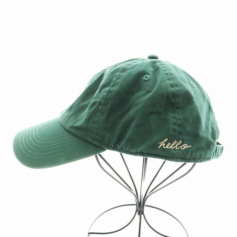 マディソンブルー MADISONBLUE B CAP キャップ 帽子 ロゴ 緑 グリーン