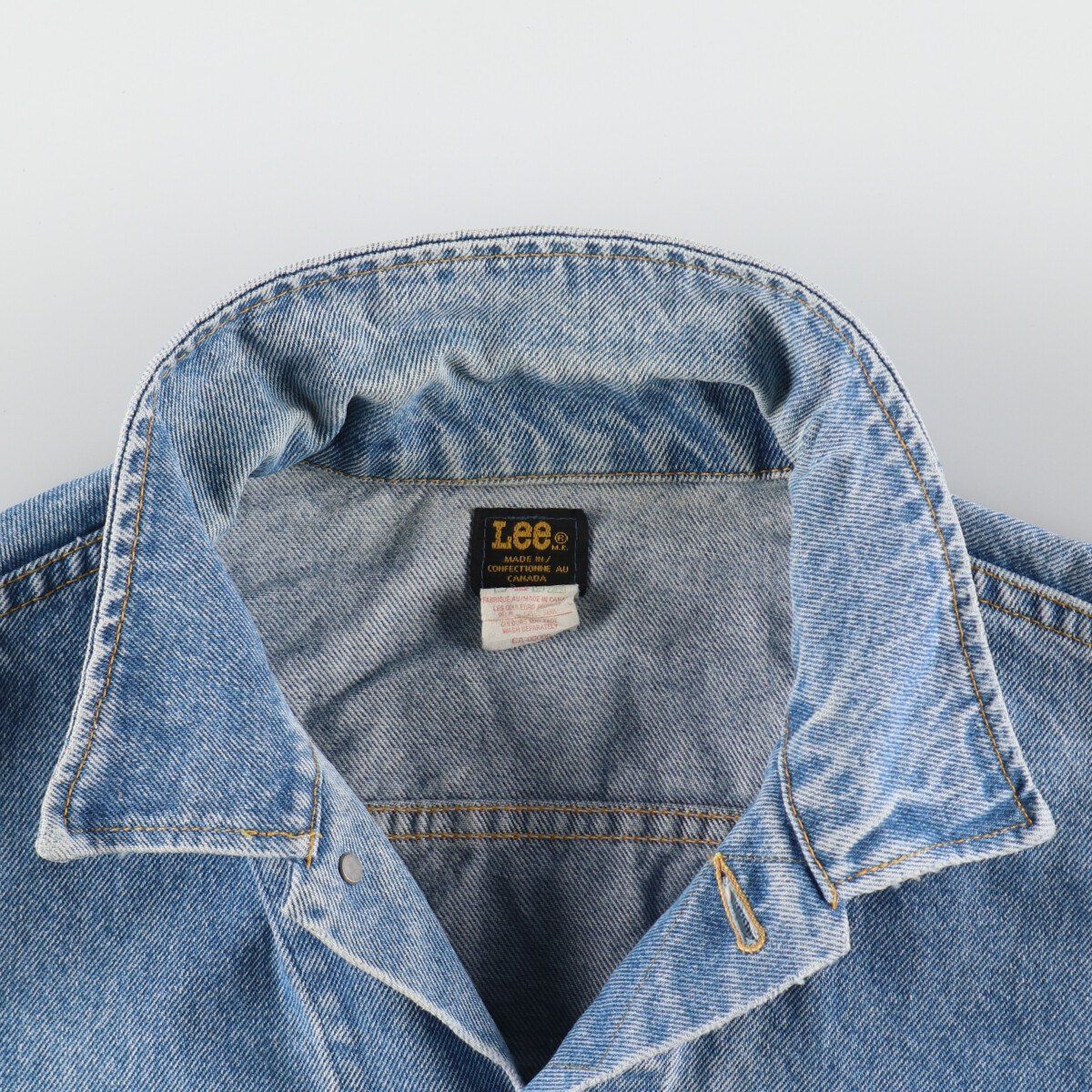 古着 ~90年代 リー Lee デニムジャケット Gジャン カナダ製 メンズL