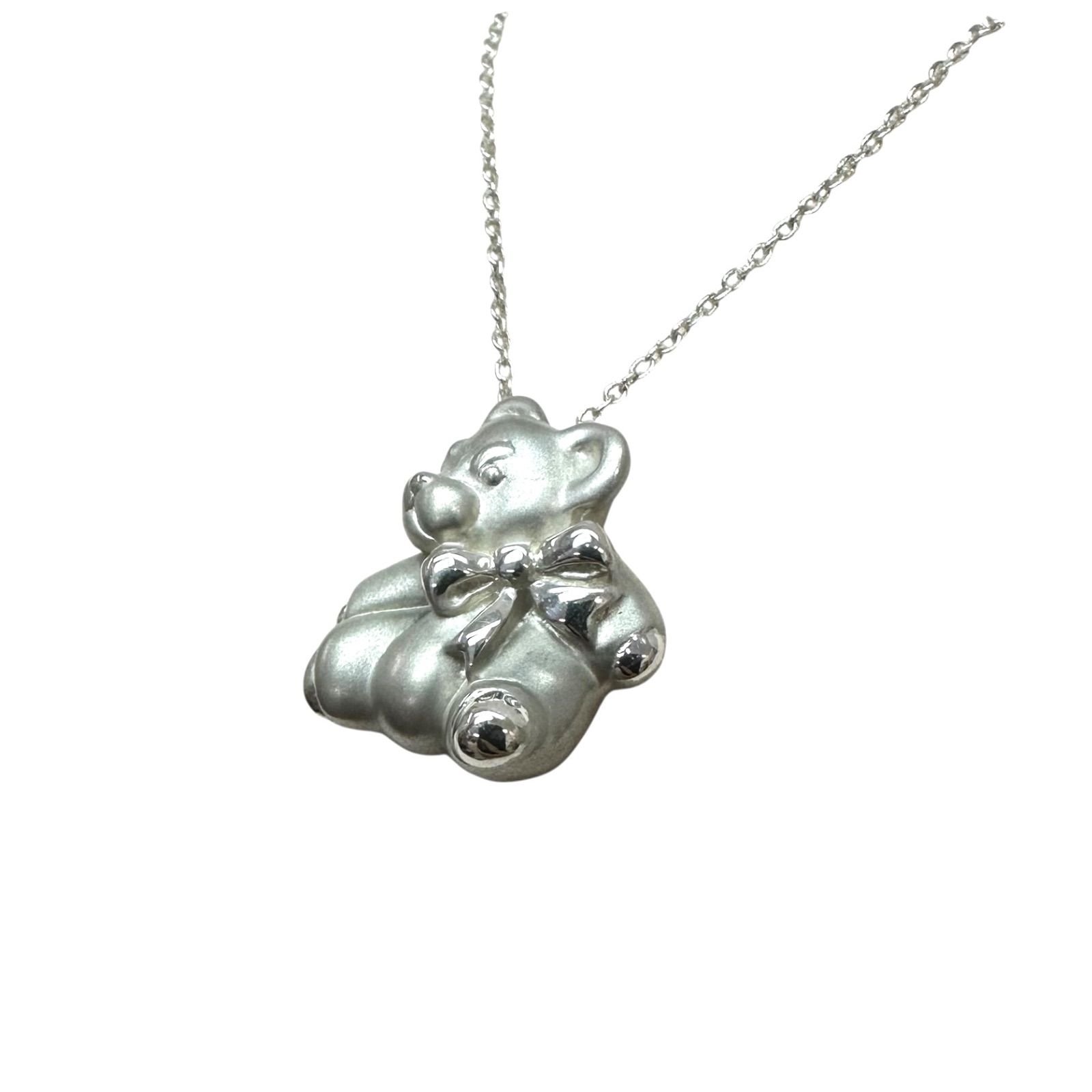 Tiffany&Co. ティファニー SV925 ベア ネックレス くま シルバー
