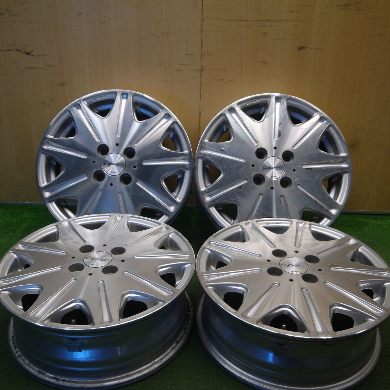 送料無料] 4本価格☆WORK Efors Monoblock ワーク イーフォース モノ