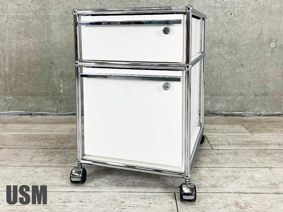 USM ハラー ロールボーイ 2段 キャスター ワゴン USM ハラー ロール