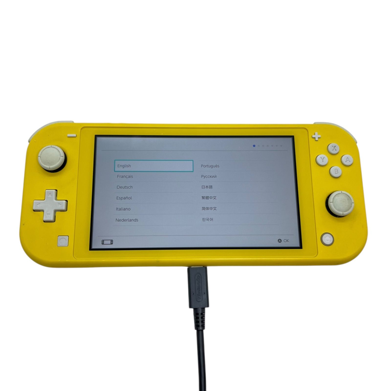 Nintendo Switch Lite イエロー ジャンク品(充電器付き) ジャンク品