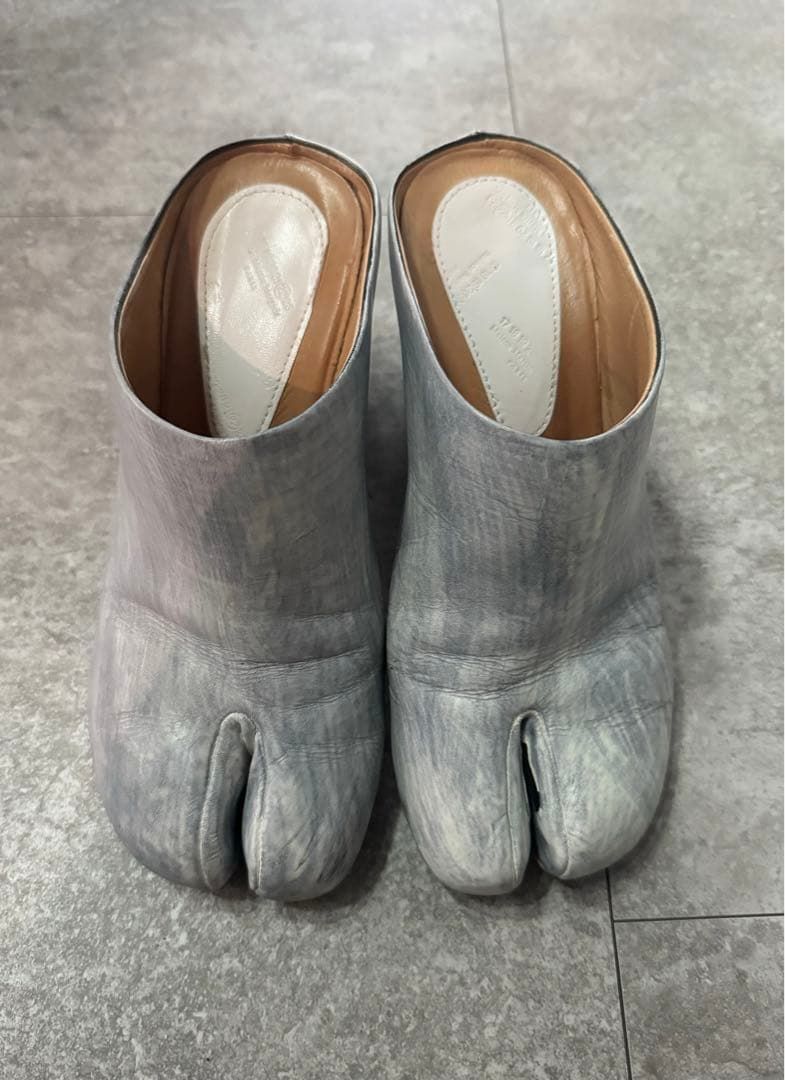 margielaマルジェラ ペンキ足袋 サボサンダル 37 希少モデル margiela