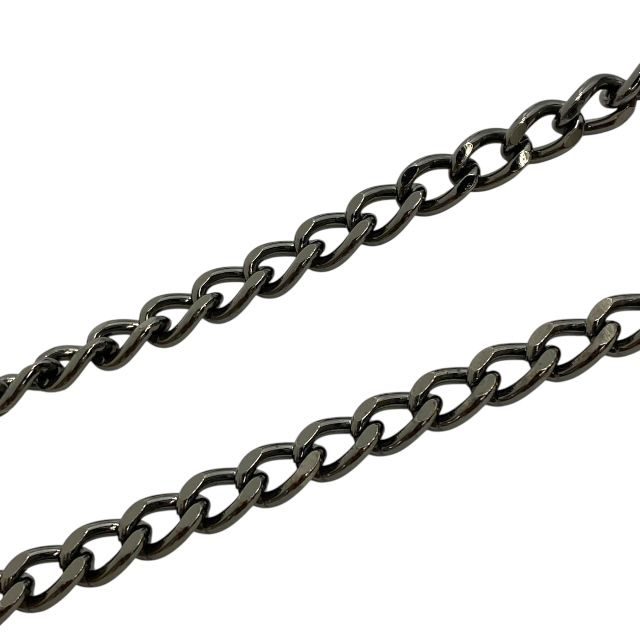 シャネル ネックレス 04A ココマーク ブラックストーン ラインストーン