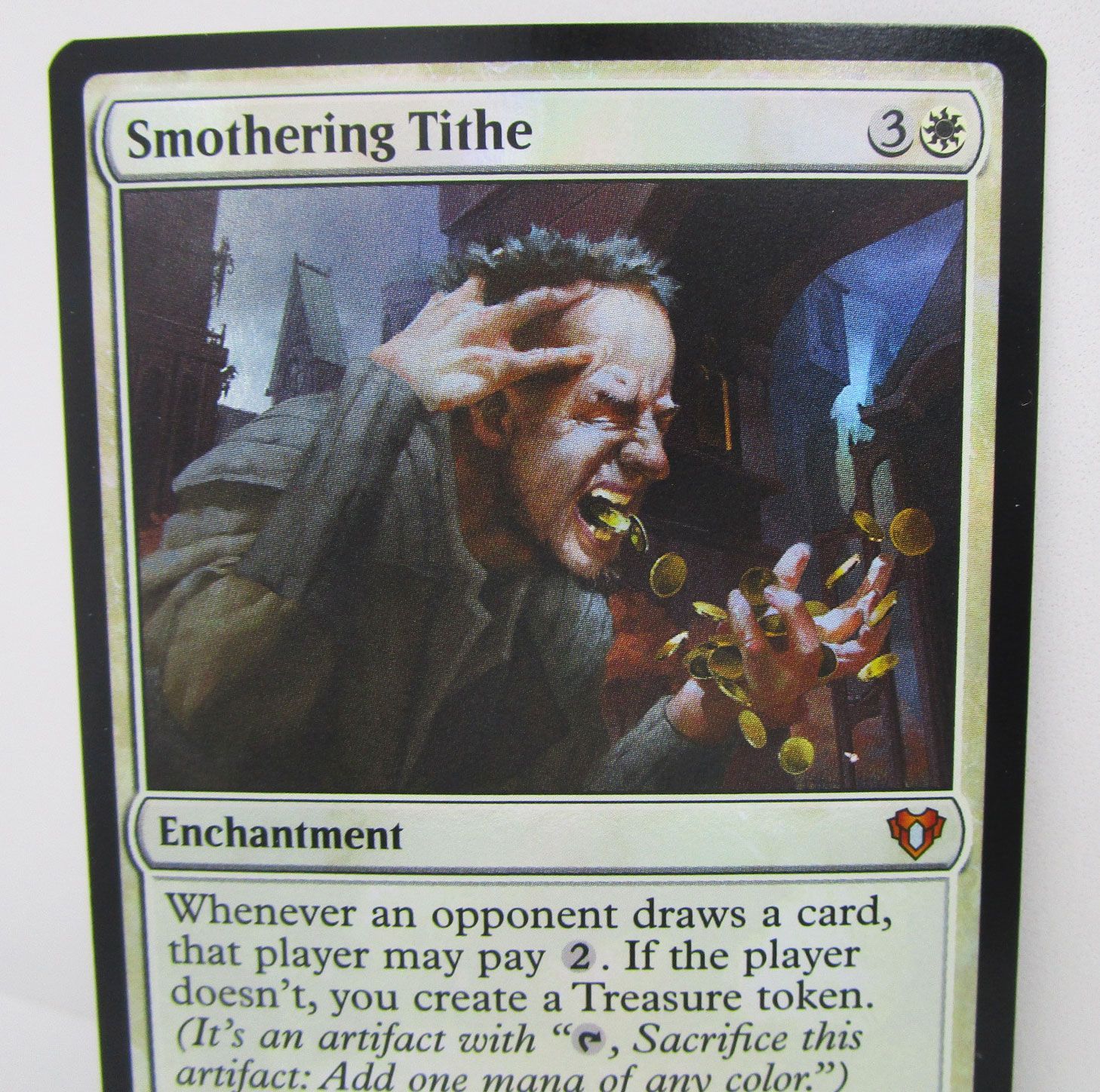 MTG 息詰まる徴税 Smothering Tithe CMM 英語版 Foil プレイ用 - メルカリ