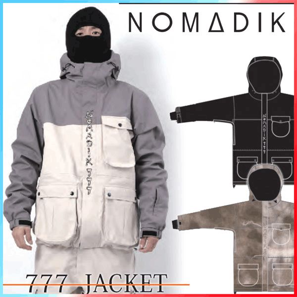 24-25 NOMADIK/ノマディック 777 jacket メンズ レディース 防水
