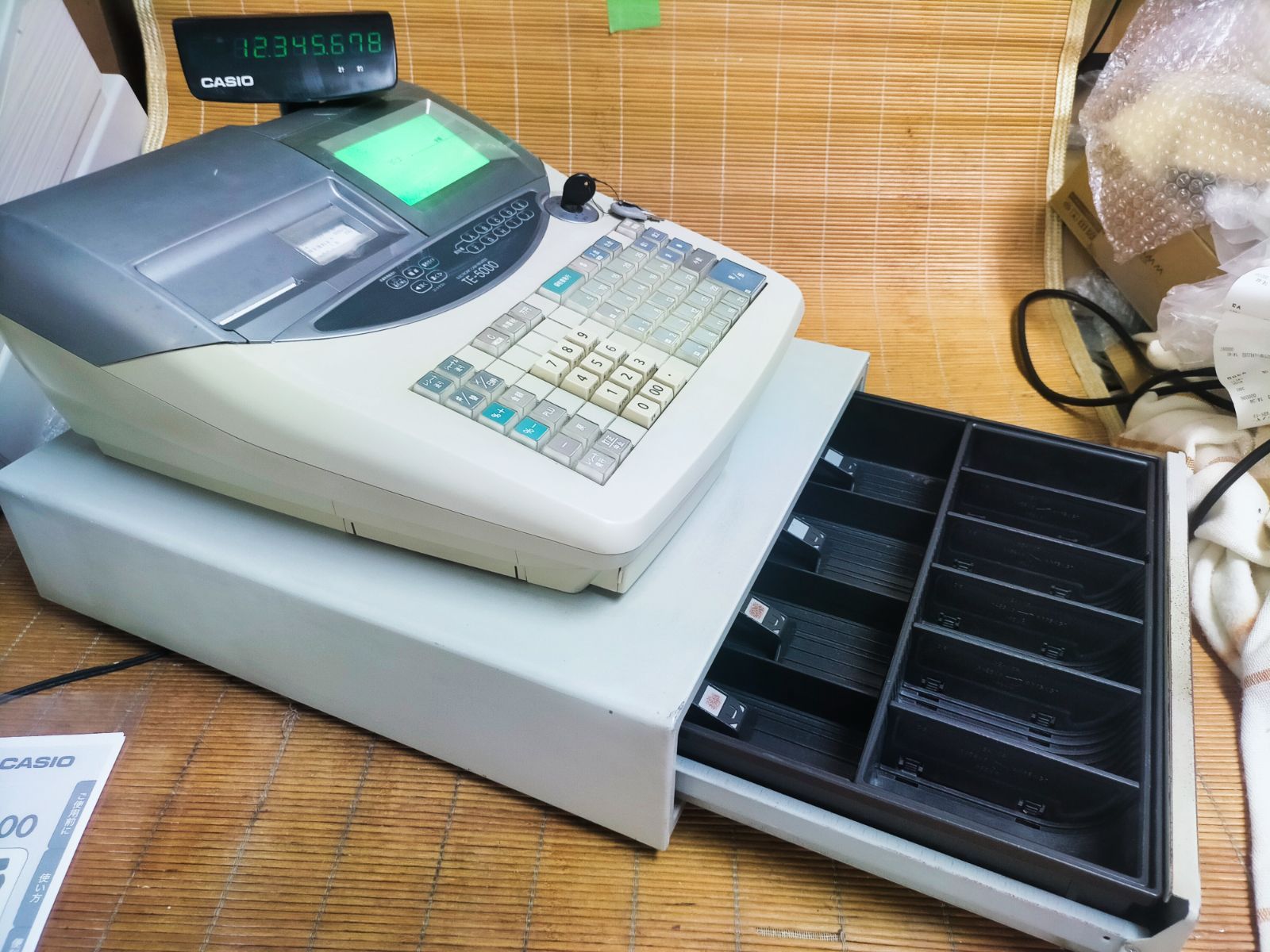 カシオレジスター TE-5000 25部門 上位機種 91444 カシオレジスター TE