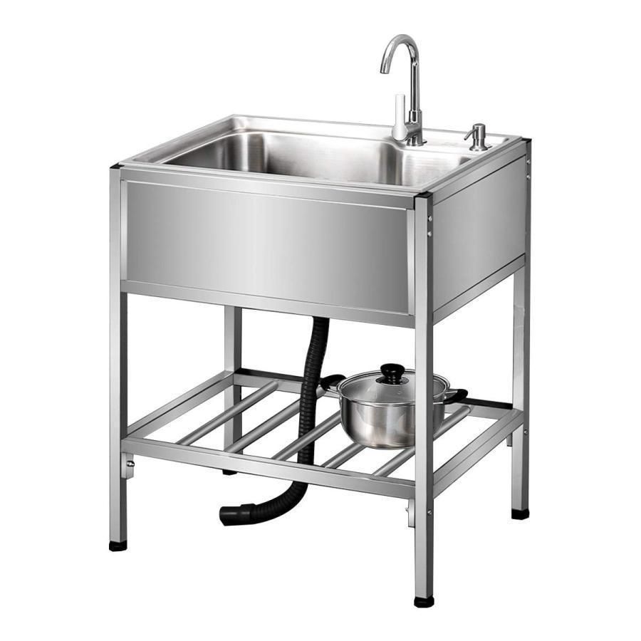 ステンレス流し台 厚み有 堅めのシンク (304厚みプラス）S61 1415