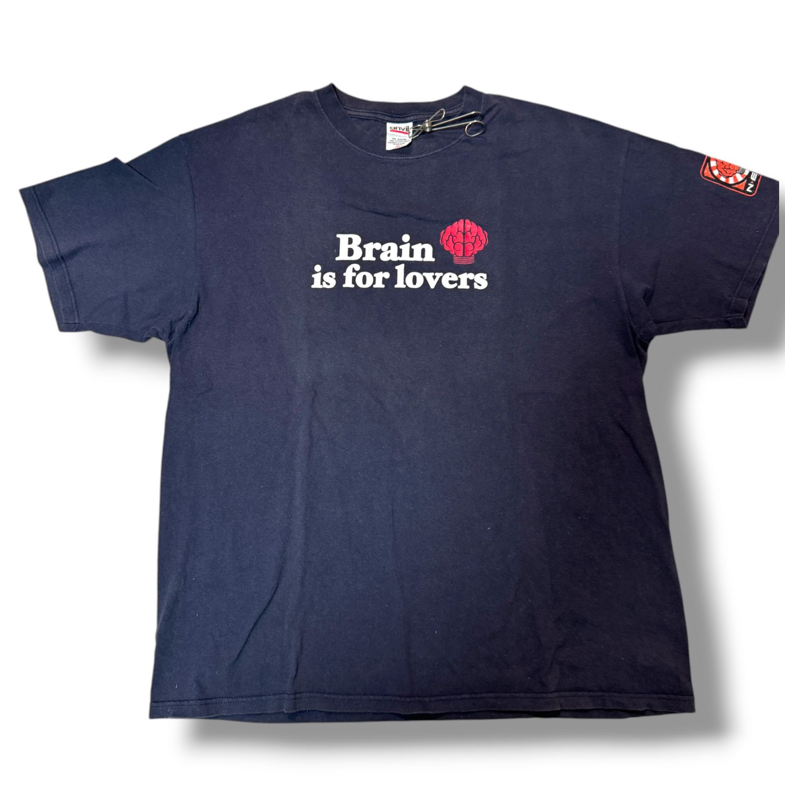 00s Y2K N.E.R.D brain is for lovers Tシャツ XL ラップTシャツ