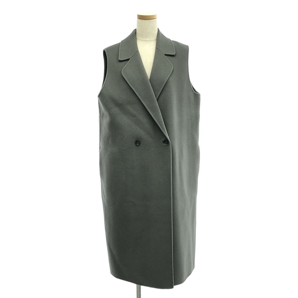 SOEJU / ソージュ | ウールリバー ロングジレ | グレー | レディース