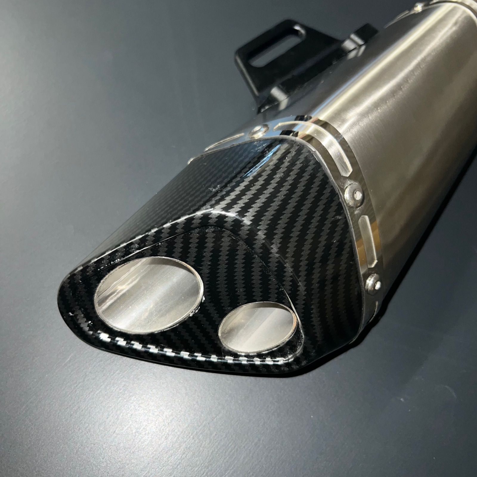 ステンレス サイレンサー φ50.8 バイク マフラー デュアルエンド