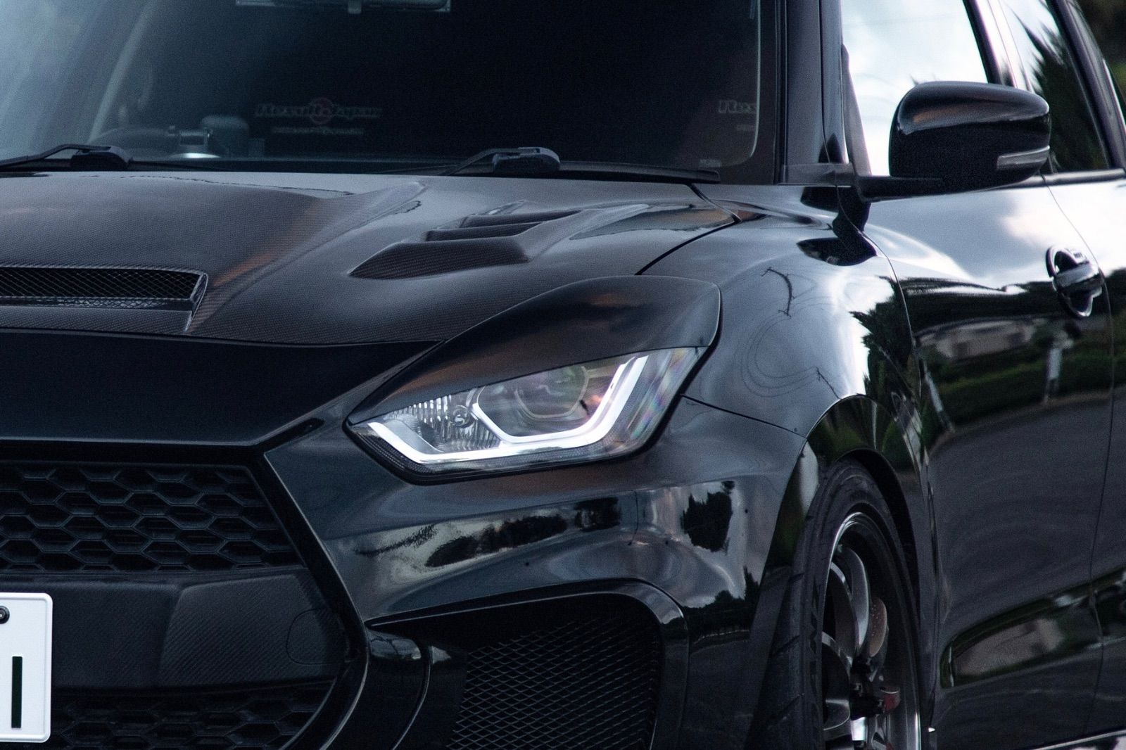 KooKys アイライン type2 ZC33S スイフトスポーツ スズキ ヘッドライト