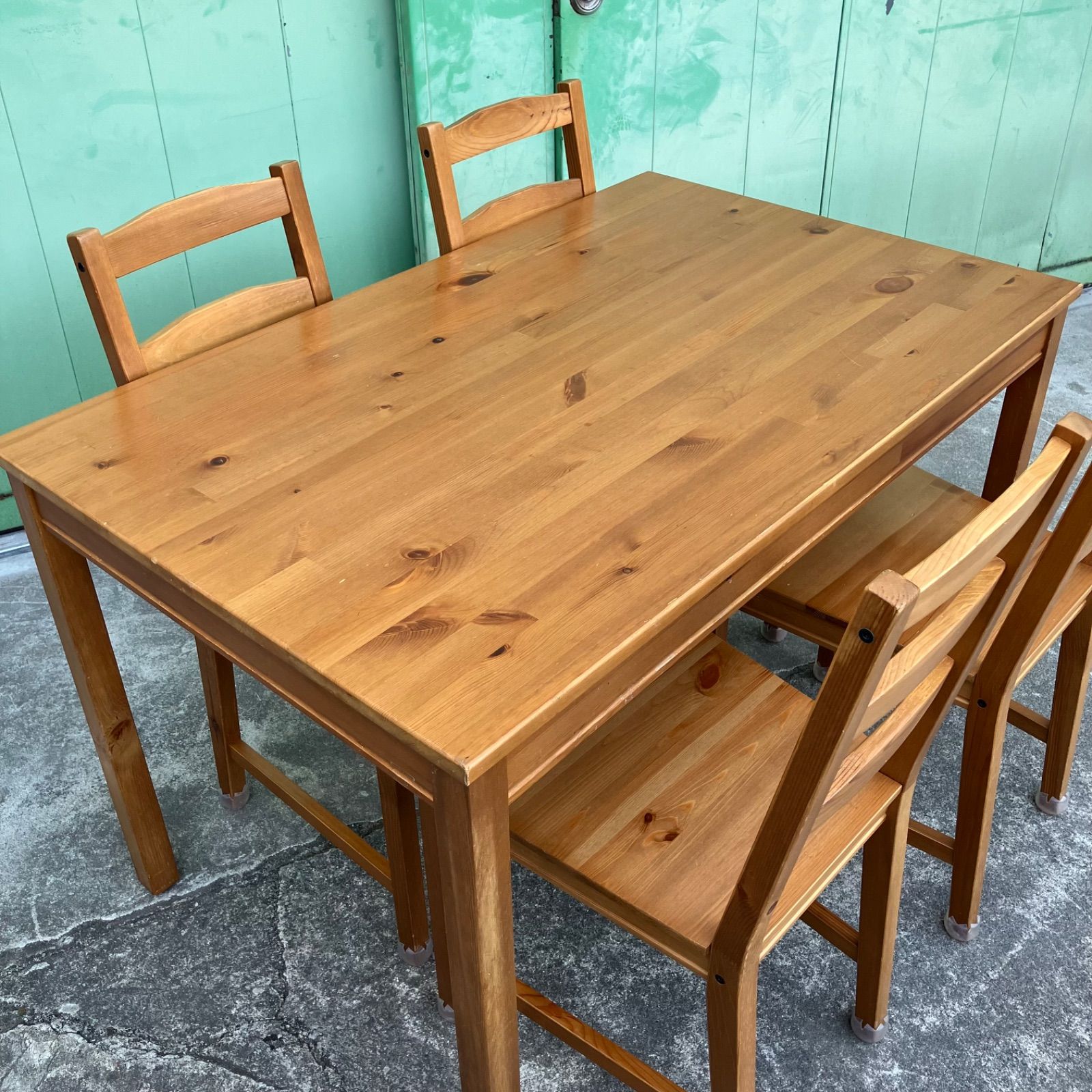 IKEA ダイニングテーブル NORDBY ノールドビー 125cm 無垢材 IKEA