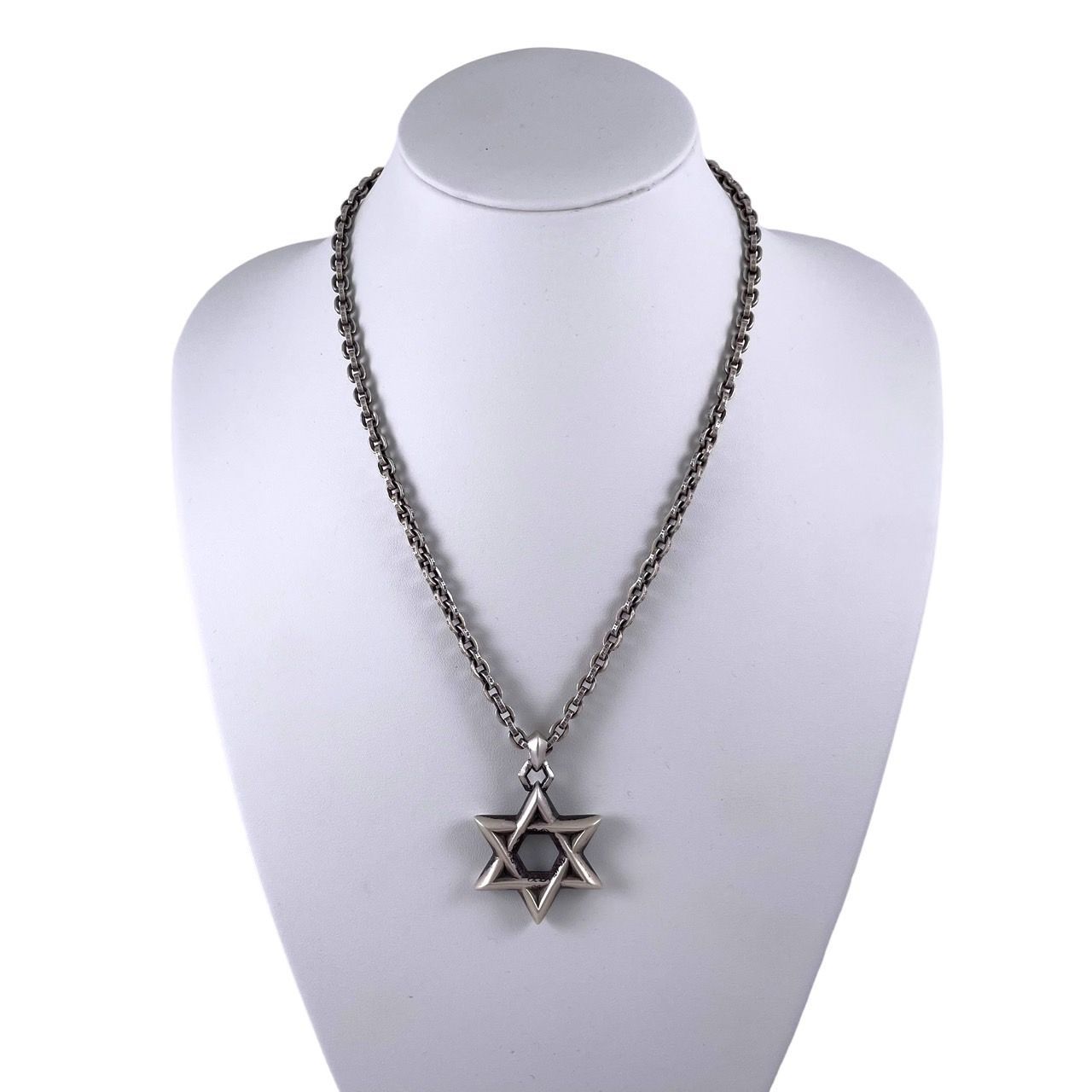 美品】クロムハーツ CHROMEHEARTS ペーパーチェーン スターオブダビデ