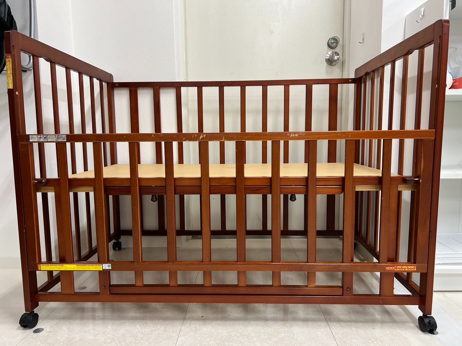 Azusa】ヤトミ ベビーベッド ぐっすり2 78×125 ベビーベッド